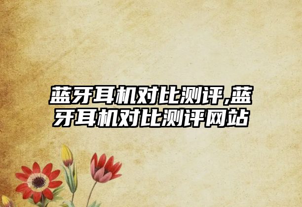 藍牙耳機對比測評,藍牙耳機對比測評網(wǎng)站